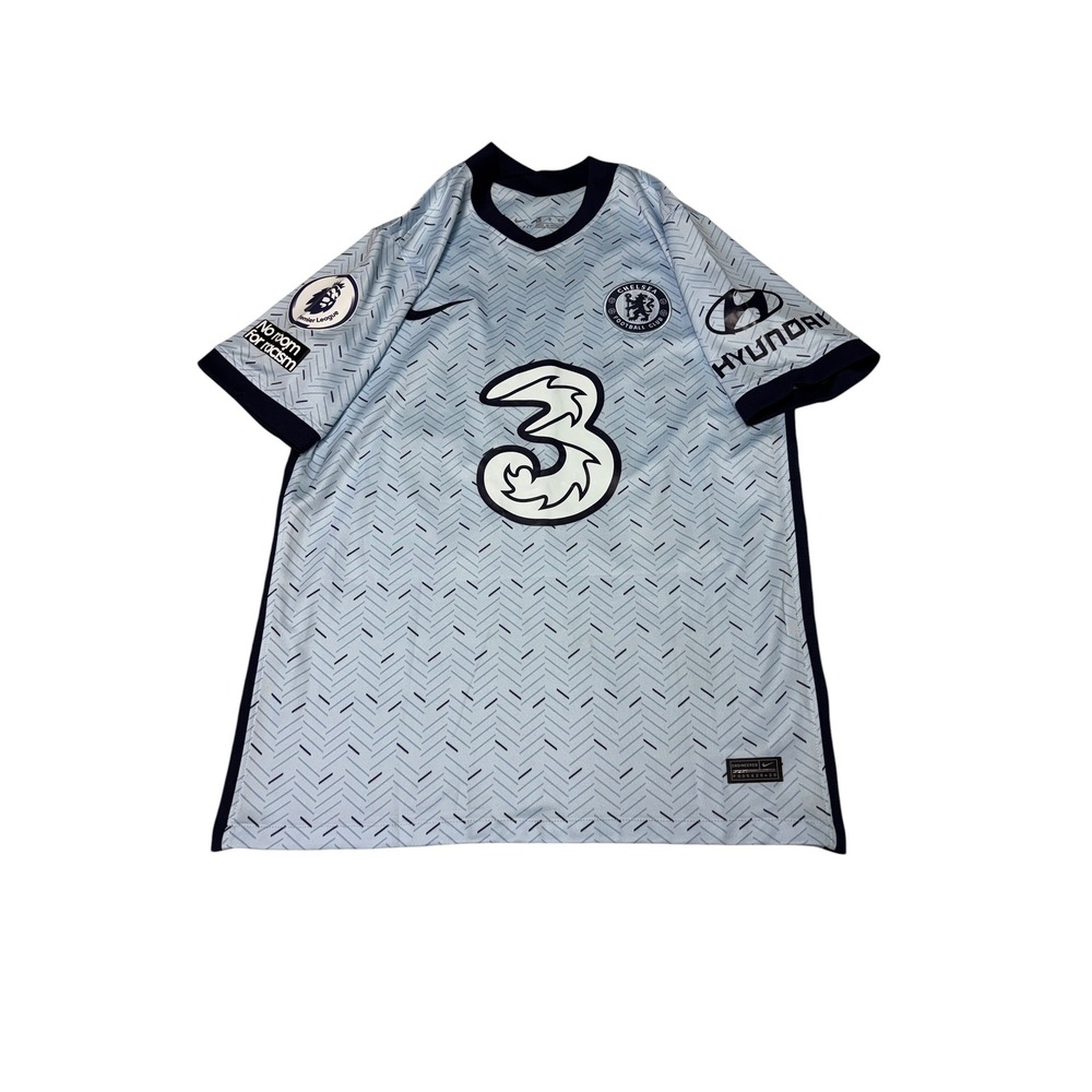 Nike Chelsea FC 2020-21 Away Jersey Havertz 29 Blue Soccer Shirt Mens S